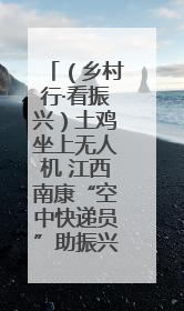 （乡村行·看振兴）土鸡坐上无人机 江西南康“空中快递员”助振兴