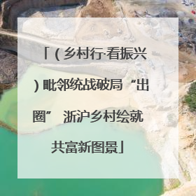 （乡村行·看振兴）毗邻统战破局“出圈” 浙沪乡村绘就共富新图景