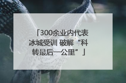 300余业内代表冰城受训 破解“科转最后一公里”